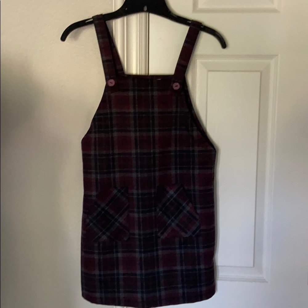 White Fawn Overall Dress